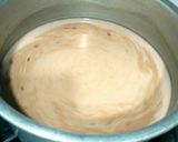 A picture of step 3 of Chocolate Custard.