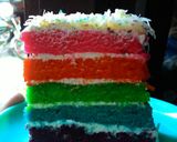 Foto langkah ke 12 dari resep Rainbow cake.