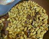 A picture of step 2 of Masala sing aka spiced peanuts.