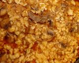 Gombás csirkemáj nokedlivel recept fázis 3 fotója
