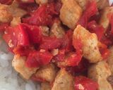 Foto del paso 5 de la receta: Cerdo agridulce con pimentón rojo