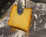 Foto langkah ke 3 dari resep Croque monseur /sandwich ala french.