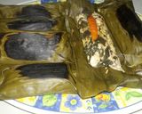Foto langkah ke 10 dari resep Pepes teri, tahu &daun singkong.