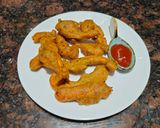 A picture of step 4 of Capsicum Pakoda.