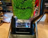 A picture of step 3 of Mike's Garlic Parsley Cilantro Pesto.