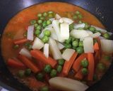 A picture of step 6 of Mixed Vegetable Kadai Masala Curry.