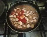 A picture of step 1 of Chicken Manchurian with Rice.