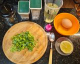Foto del paso 1 de la receta: Mayonesa casera con perejil