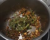 A picture of step 7 of Cluster Bean Thecha.