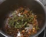 A picture of step 7 of Cluster Bean Thecha.