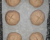 Teljes kiőrlésű zsemle recept fázis 2 fotója