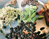 A picture of step 1 of Masala Chai.