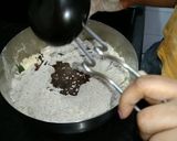A picture of step 1 of Ragi Mathri.