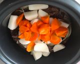 Foto del paso 2 de la receta: Estofado de carne y rábano japonés