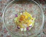 A picture of step 2 of Cabbage Omelette.