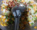 A picture of step 5 of Purple cabbage wrap with kathiyavadi touch.