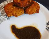 A picture of step 4 of Walnut chana daal vada.