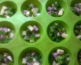 Foto del paso 1 de la receta: Mini omelette de verduras jamón y queso
