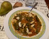 Foto del paso 3 de la receta Menestra de verduras congeladas con huevo cocido