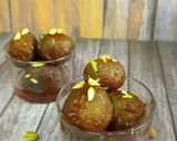 A picture of step 8 of Wholewheat instant gulab jamun.