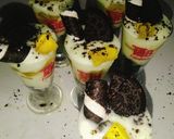 A picture of step 2 of 3 Layered Oreo dessert🍹 3 لٸیر اوریو ڈیزرٹ 🍹.