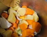 Foto del paso 1 de la receta: Puré de calabaza y verduritas