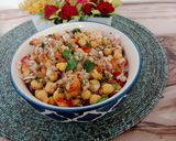A picture of step 5 of White Chickpea Chaat.