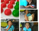 Foto langkah ke 8 dari resep Talam Ubi Warna Warni.