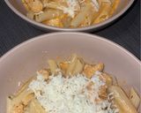 Szaftos csirkemelles penne recept fázis 4 fotója