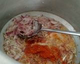 A picture of step 3 of چنا دال گوشت.