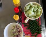 Foto langkah ke 1 dari resep Tumis labu kacang panjang.