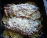 Foto del paso 3 de la receta: Pescado con milhojas de papas en microondas 