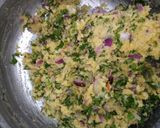 A picture of step 4 of Leftover rice kabab.