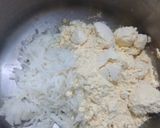 A picture of step 2 of Leftover rice chilla.