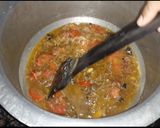 A picture of step 1 of Degi style Chana pulao.
