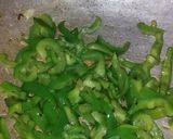 A picture of step 1 of Chinese fried rice.