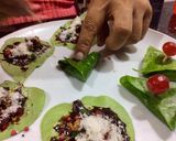 A picture of step 2 of Chocolate Paan.