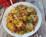 A picture of step 5 of Bihari Aloo Kachalu.