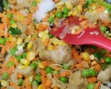 A picture of step 5 of Samak Rice, Soya Chunks, Veggies Upma (high protein low calorie).