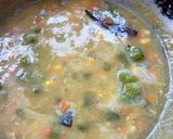 কর্ন ভেজিটেবল স্যুপ (corn vegetable soup recipe in bengali) রেসিপি ধাপ - 8 ছবি
