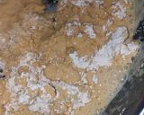 A picture of step 2 of Baisan ka Halwa.