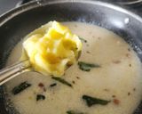 A picture of step 2 of Vrat Farali Thali: Potato Peanut Kadhi, Barnyard Khichdi, Rajgira Potato Paratha, Potato Sabzi.