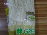 Jamur enoki + ayam saus pedas
