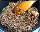 A picture of step 3 of Uzbekistan Buckwheat Beef Plov.