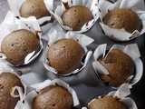 Muffins de chocolate con relleno de dulce de leche 🧁