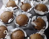 Foto del paso 6 de la receta: Muffins de chocolate con relleno de dulce de leche 🧁
