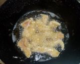 A picture of step 11 of Kung pao chicken.