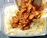 Foto langkah ke 3 dari resep Simple Baked Spaghetti / Spaghetti Brulee.