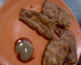 A picture of step 7 of Brinjal pakora.