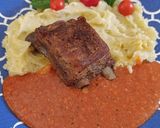 Fokhagymás,magyaros sült oldalas recept fázis 5 fotója